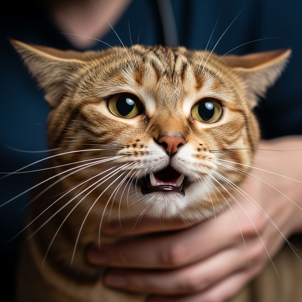 How to Tell If Cat Is Choking & What to Do Learn to spot choking signs in cats fast and perform life-saving first aid like the Heimlich maneuver before rushing to the vet.