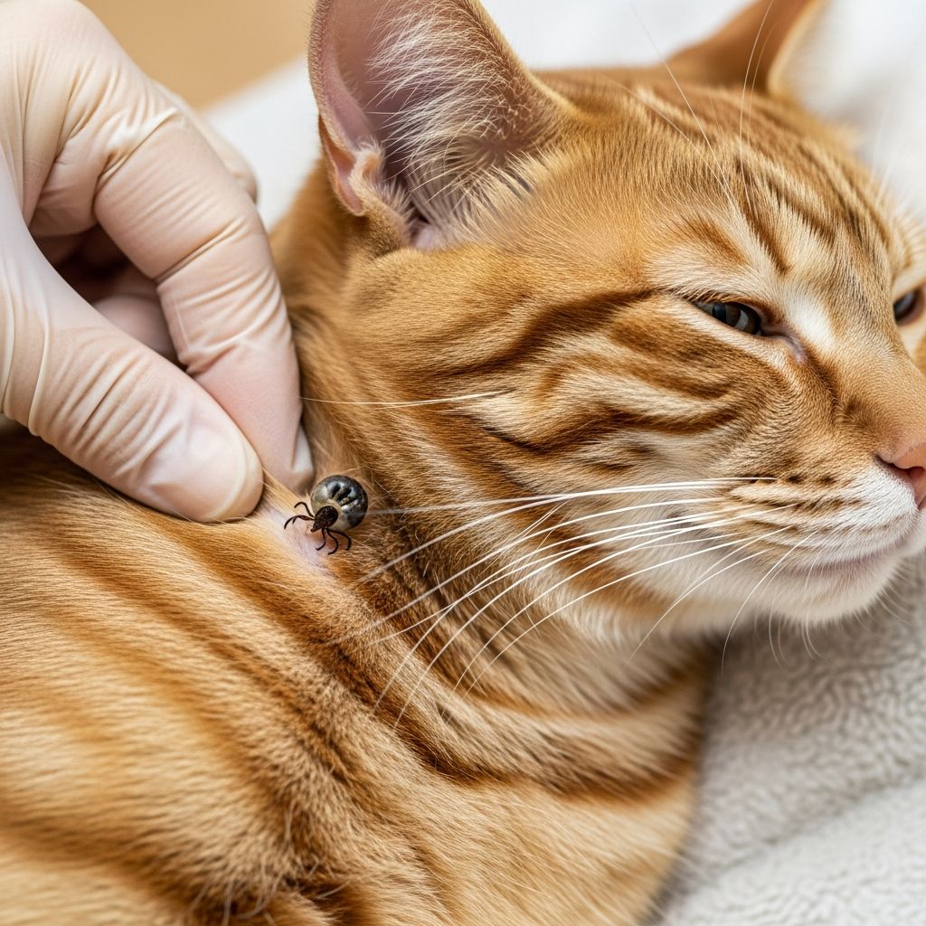 Learn to spot, safely remove ticks from cats, and prevent tick-borne diseases for your feline friend's health.
