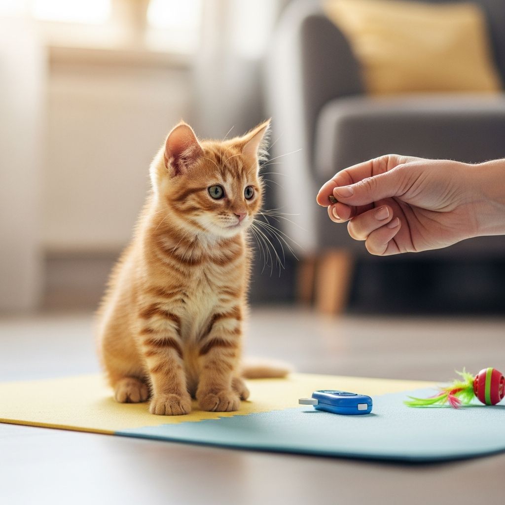 Expert tips on training kittens with positive reinforcement, clicker methods, and addressing common challenges for a well-behaved pet.