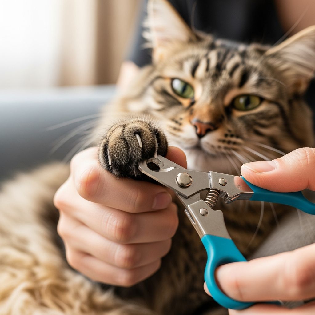 Expert tips and step-by-step guides to safely trim your feisty cat's nails at home without stress or injury.