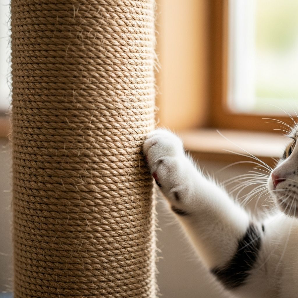 Master sisal rope for cat trees: Choose the right type, replace it step-by-step, and keep your feline's claws happy and healthy.