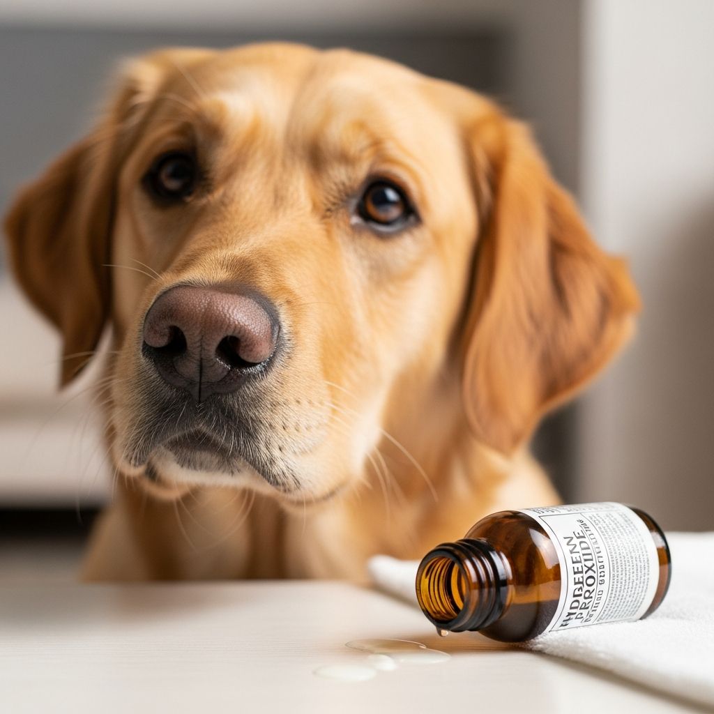 Hydrogen Peroxide for Dogs: Safe or Risky? Discover when hydrogen peroxide might help your dog in emergencies and the serious risks involved—always consult a vet first for safety.