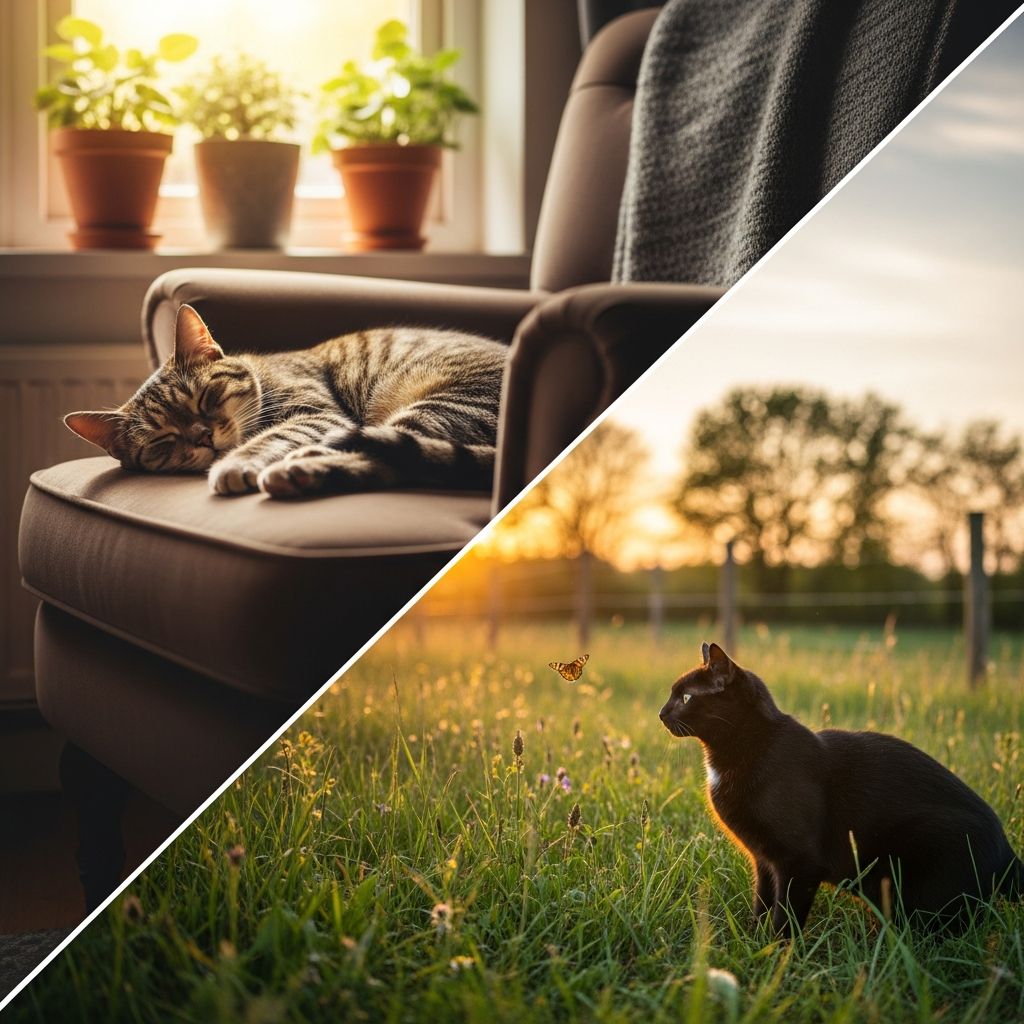 Indoor Cats vs Outdoor Cats: Comprehensive Guide & Expert Tips Discover the health, safety, and lifestyle differences between indoor and outdoor cats to make the best choice for your feline friend.