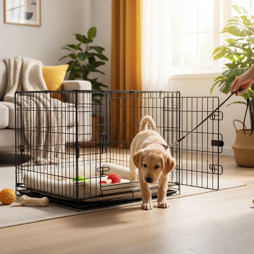 Master crate training with our step-by-step guide to help your dog love their crate as a safe, cozy haven for life.