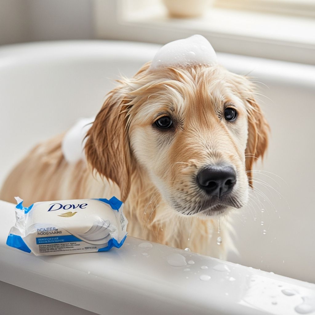 Discover why human soaps like Dove can harm your dog's sensitive skin and learn safer grooming alternatives for healthy coats.
