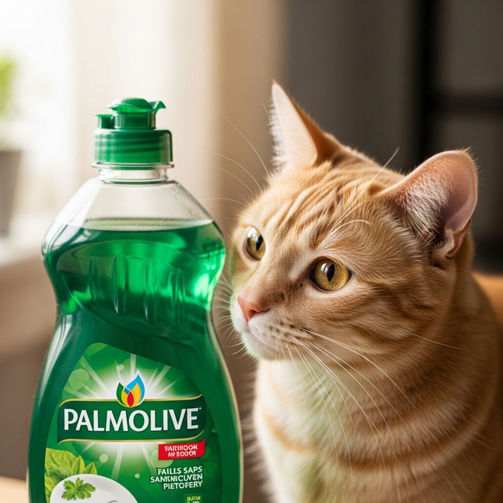 Learn why Palmolive should only be used on cats in emergencies and explore safer alternatives.