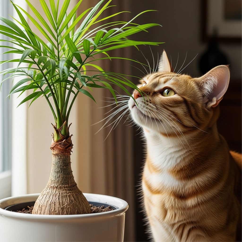 Discover if ponytail palm is safe for your cat, symptoms of ingestion, and expert tips to keep your feline friend away from houseplants.