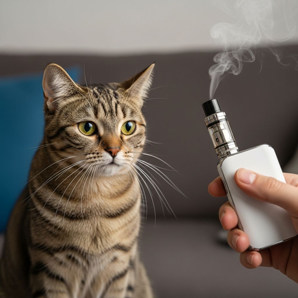 Discover the hidden dangers of vaping near cats, from nicotine poisoning to secondhand aerosol risks, and learn vital prevention tips.