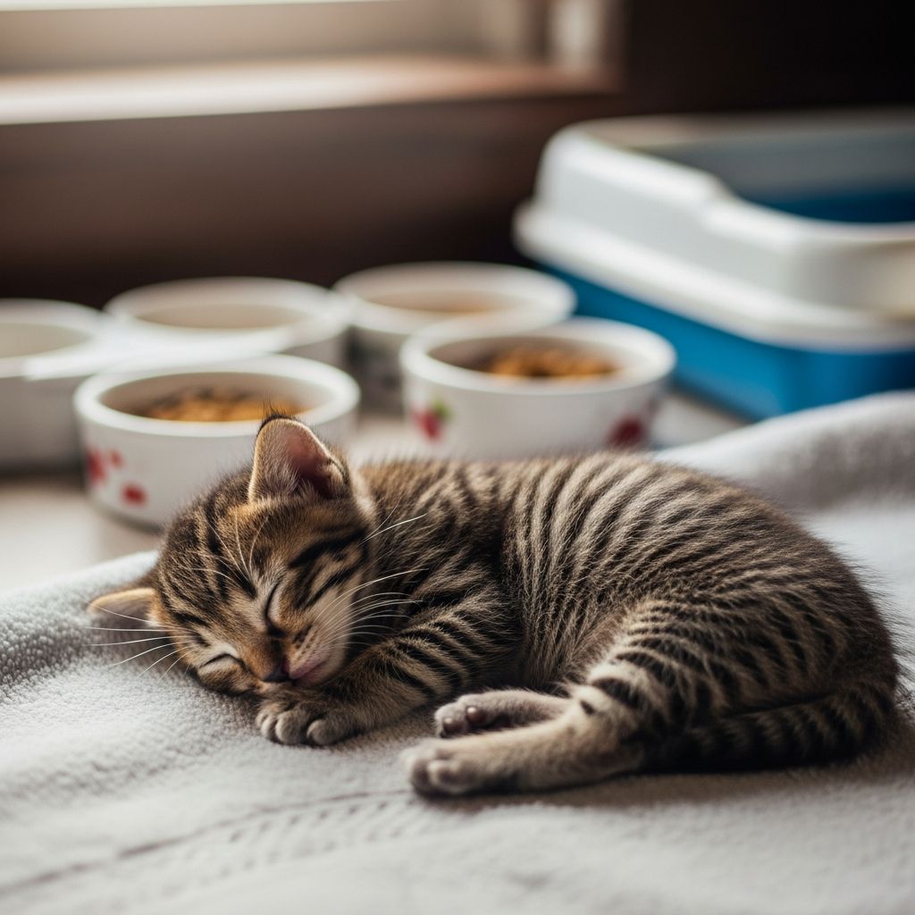 Learn when kittens develop independent bathroom habits and how to support digestive health