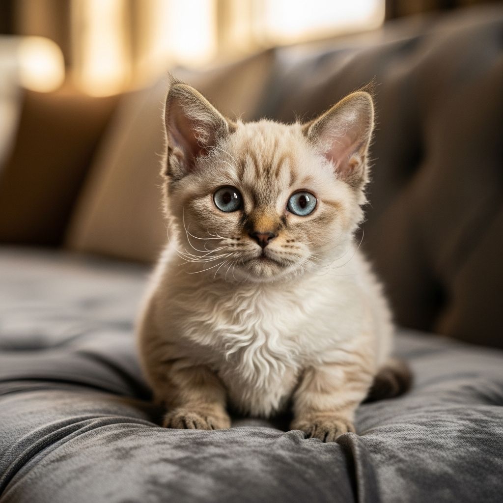 Discover everything about the adorable Lambkin cat, a unique dwarf breed combining short legs with a curly coat.