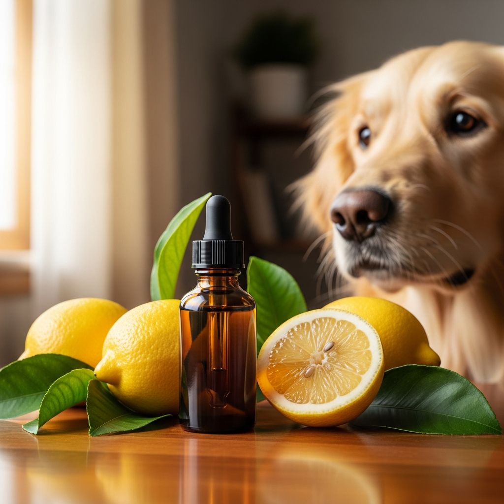Lemon Essential Oil and Dogs: Safety Guide Learn how to safely use lemon essential oil around your canine companion