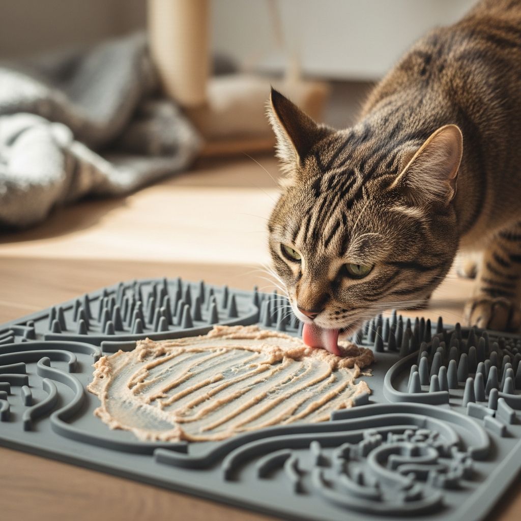 Lick Mats for Cats: Benefits, Pros & Cons Discover how lick mats can improve your cat's mealtime and mental health.