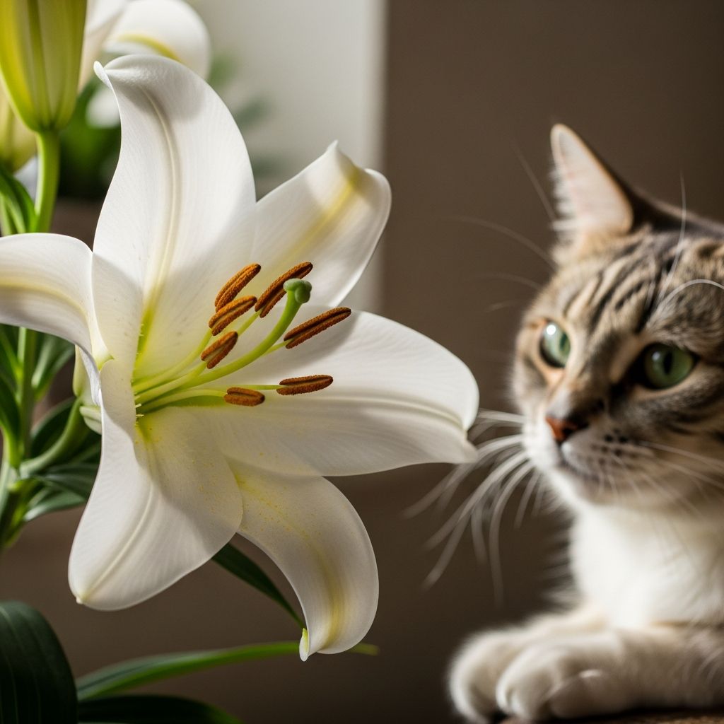 Lilies Toxic To Cats: Symptoms, Treatment & Prevention Discover why lilies are deadly to cats, recognize symptoms, and learn vital prevention and treatment strategies to protect your feline friend.
