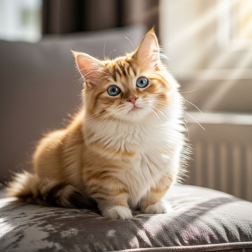 Discover the playful world of Long-Haired Munchkin cats, with their unique short legs, silky coats, and boundless energy that make them irresistible companions.