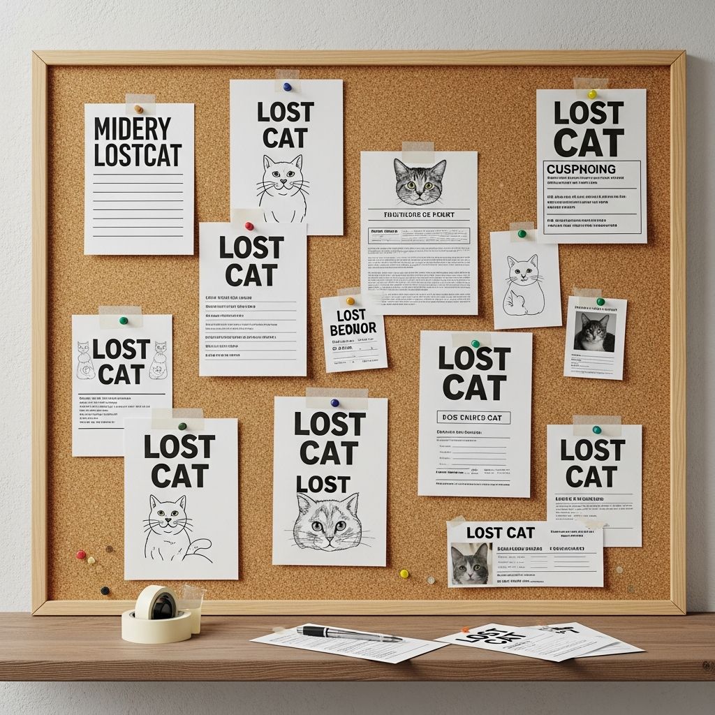 Lost Cat Flyers: Design & Distribute Effectively Discover proven strategies to create standout missing cat posters that maximize visibility and boost recovery chances for your furry friend.