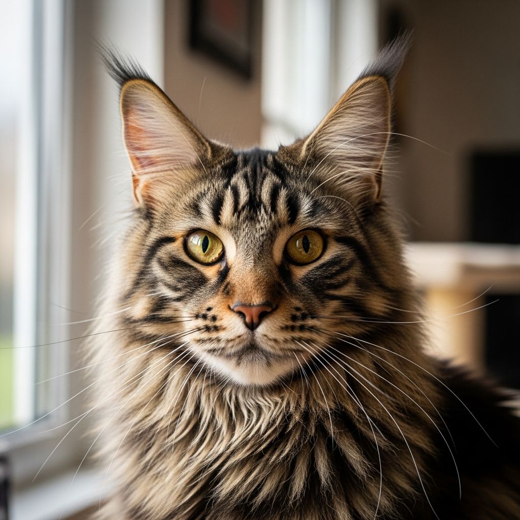 Maine Coon Cat Breed Information & Characteristics Discover the gentle giant of cat breeds: the Maine Coon, known for its massive size, friendly personality, and stunning fluffy coat.