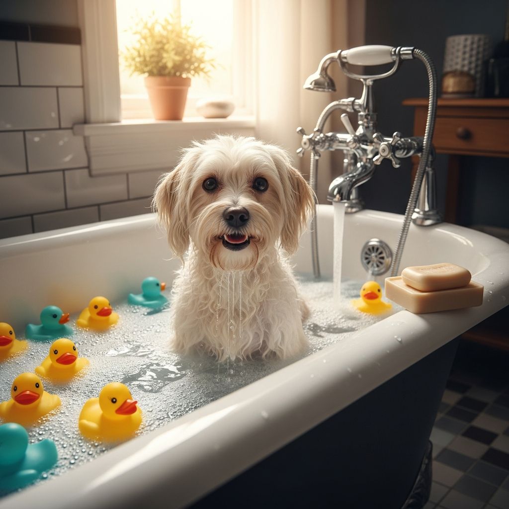 Maltipoo Bathing Guide: Best Schedules And 6-Step Care Routine Discover the ideal bathing schedule, techniques, and coat care tips to keep your Maltipoo's fur healthy, shiny, and tangle-free without over-washing.