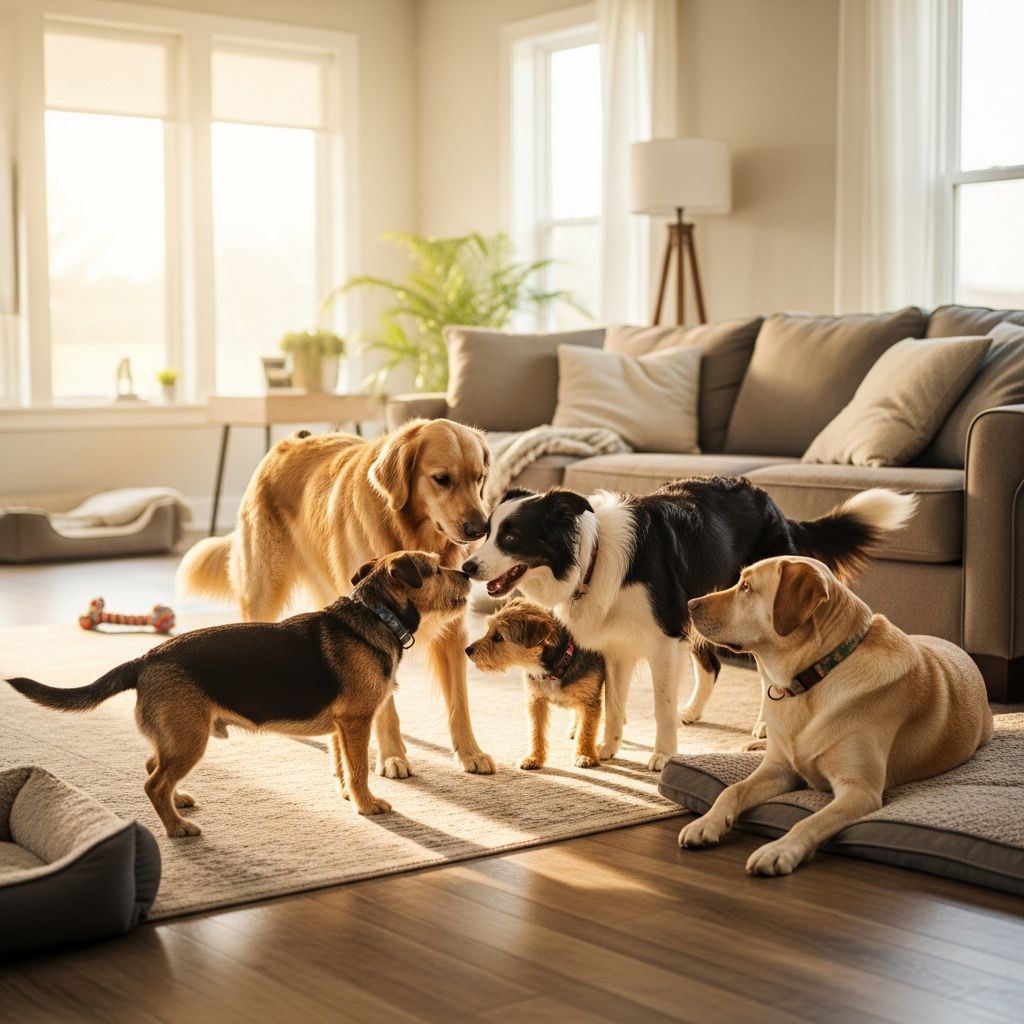 Managing a Multi-Dog Household: Tips & Strategies Create harmony in your multi-dog home with expert strategies for managing aggression, dynamics, and pack behavior.