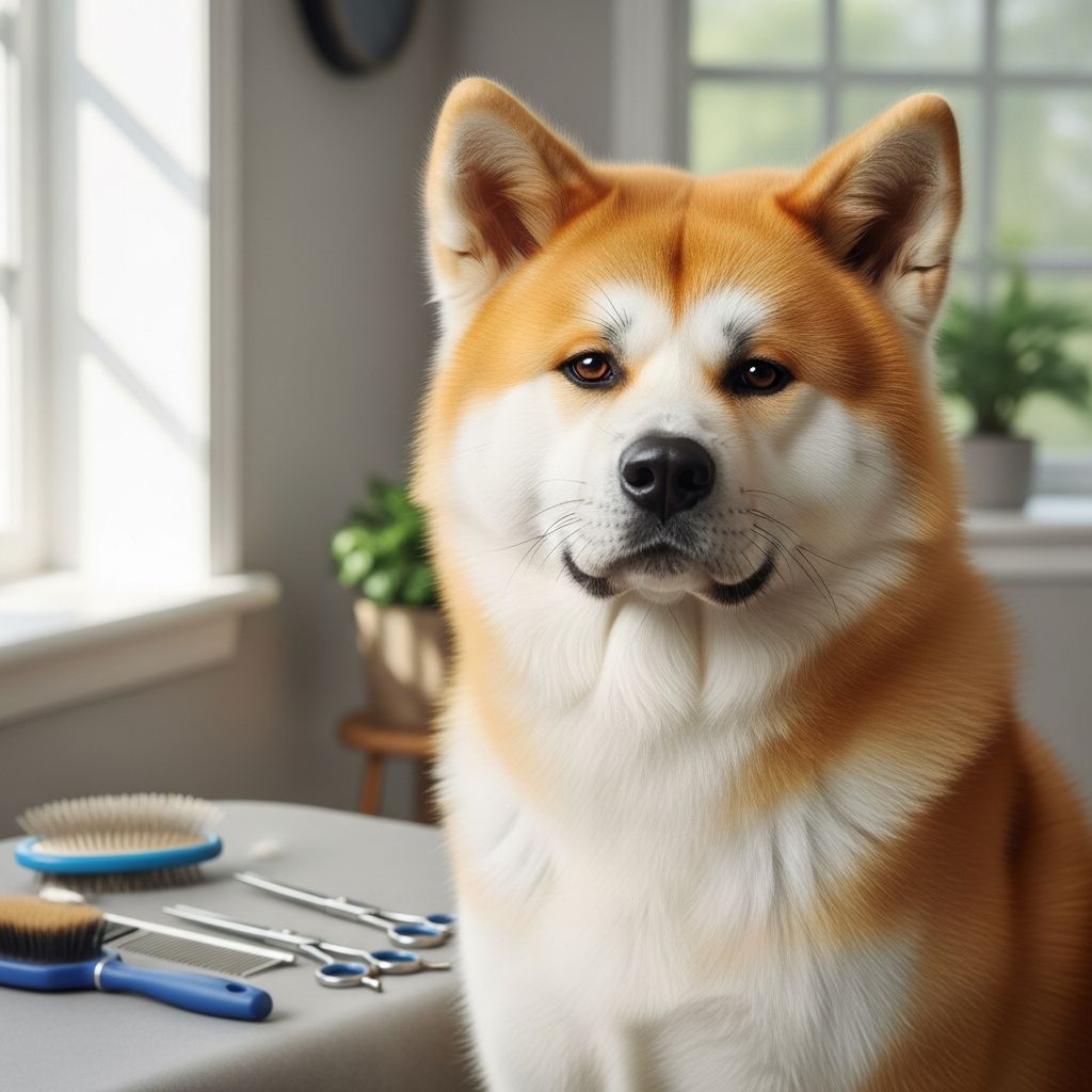 Akita Grooming At Home: 5 Essential Tools & Expert Guide Discover expert techniques to keep your Akita's luxurious double coat healthy, reduce shedding, and ensure comfort year-round with our comprehensive home grooming guide.