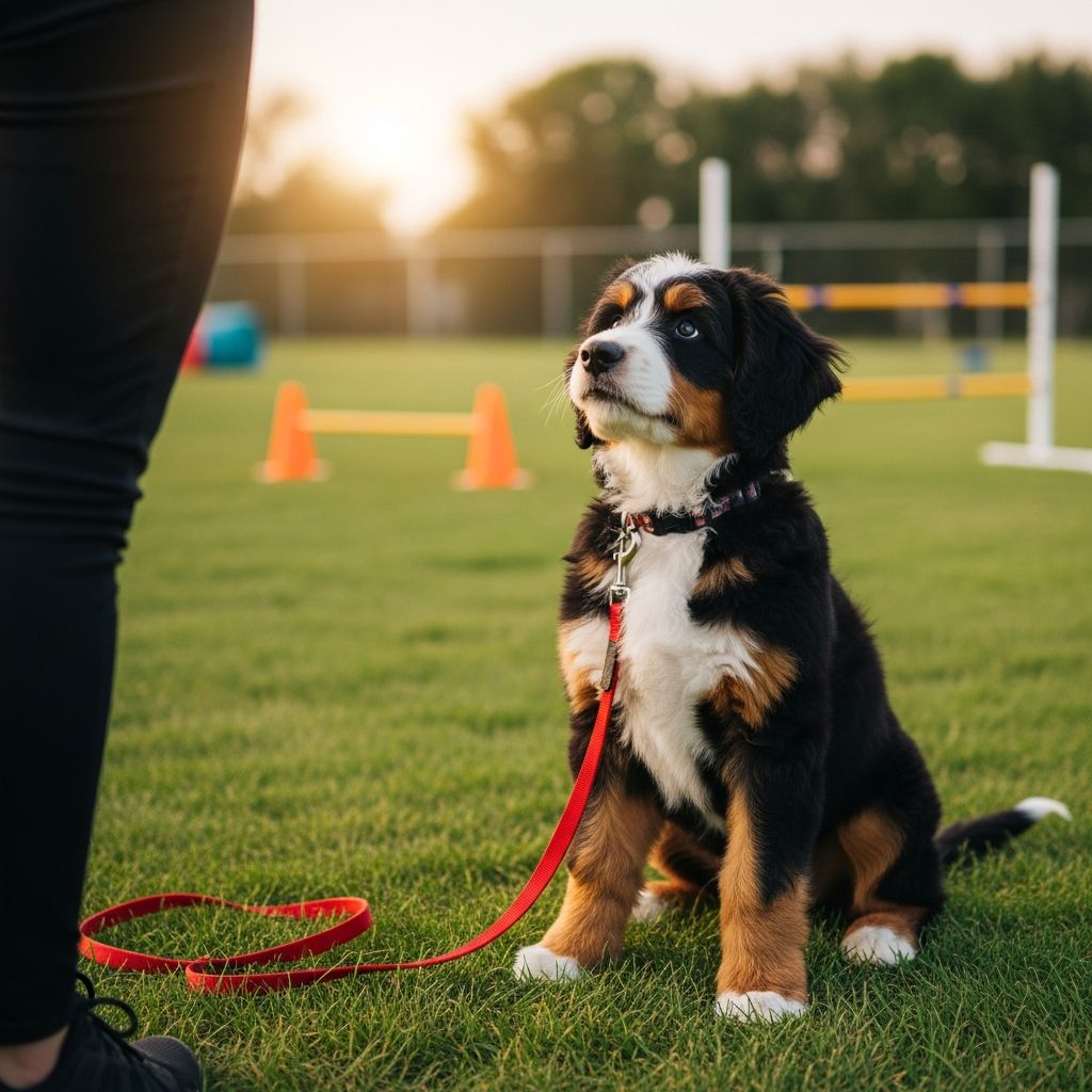 Unlock the full potential of your Bernedoodle with proven training strategies for puppies and adults, from basics to advanced skills.
