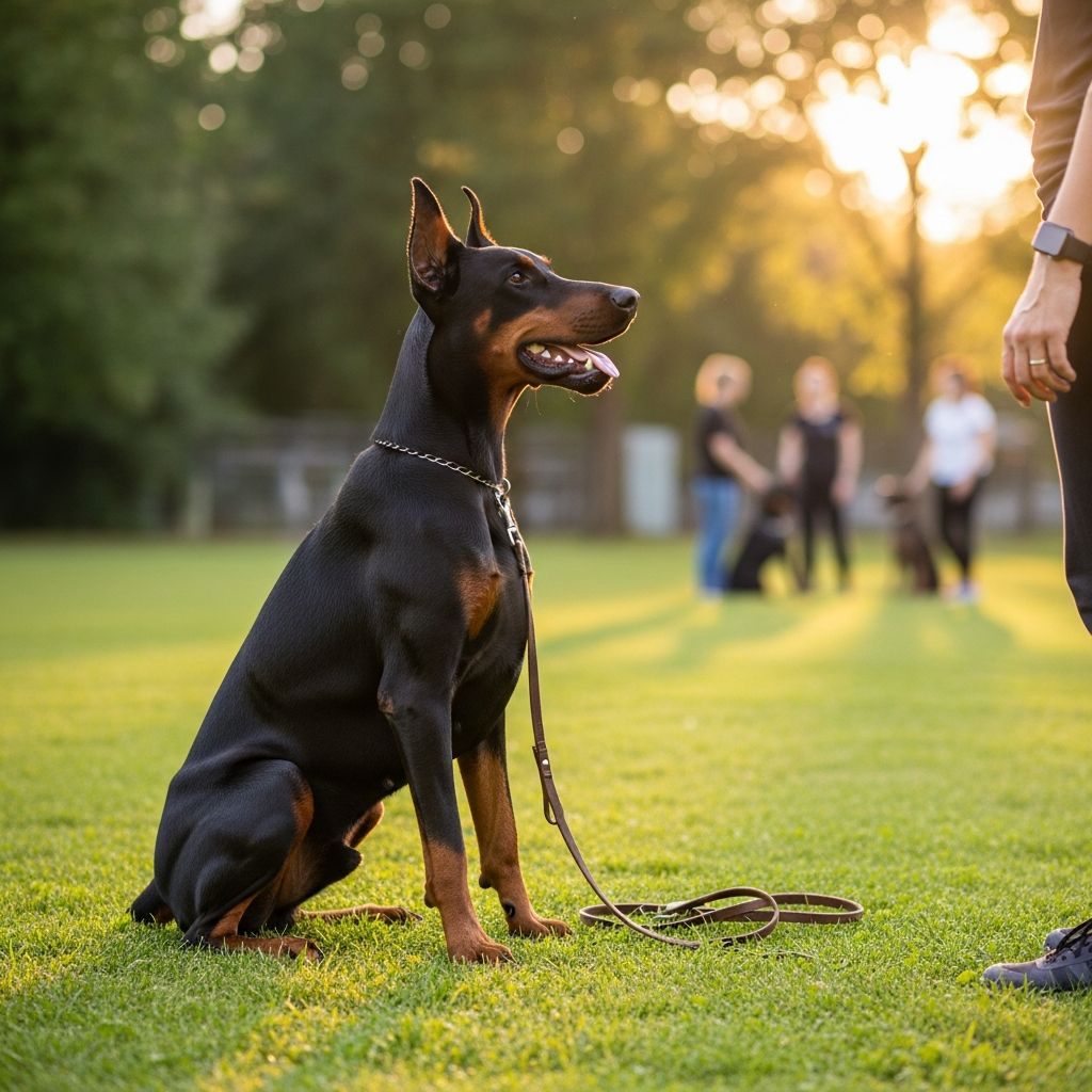 Unlock your Doberman's potential with proven, positive training strategies for obedience, recall, and calm behavior.