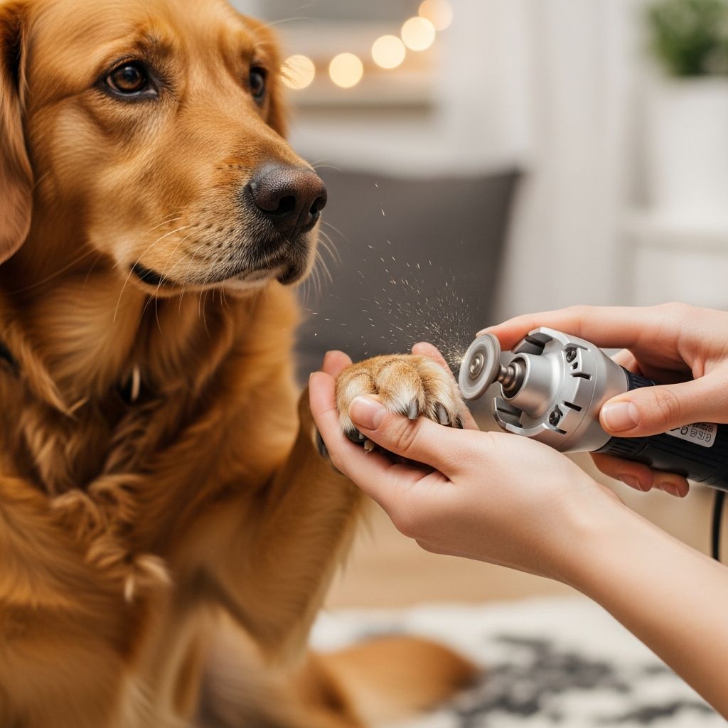 Mastering Dog Nail Grinding: 7-Day Plan For Safe Home Grooming Learn safe, step-by-step techniques for grinding your dog's nails with a rotary tool to prevent pain and ensure comfort.