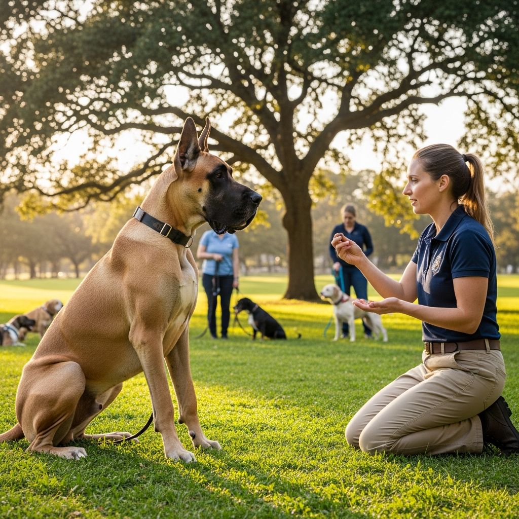 Great Dane Training: Complete Guide From Puppy To Adult Unlock the secrets to raising a well-behaved Great Dane with proven, positive methods tailored for this giant breed.