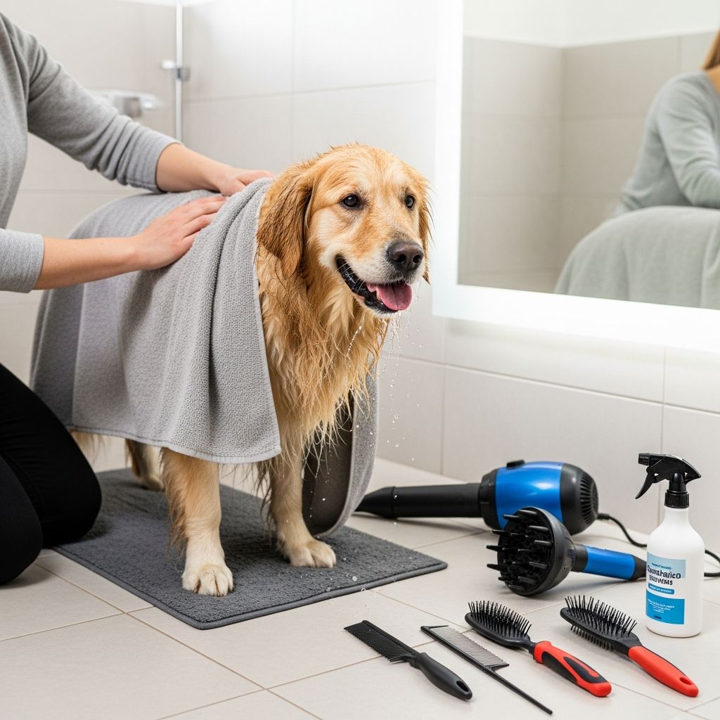 Discover safe, effective techniques to dry your dog after bathing, preventing skin issues and keeping coats healthy and mat-free.