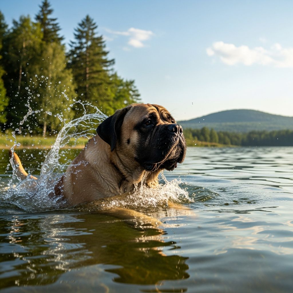 Mastiffs and Swimming: Abilities and Safety Guide Discover if Mastiffs can master swimming, effective training methods, and essential safety measures for water fun.