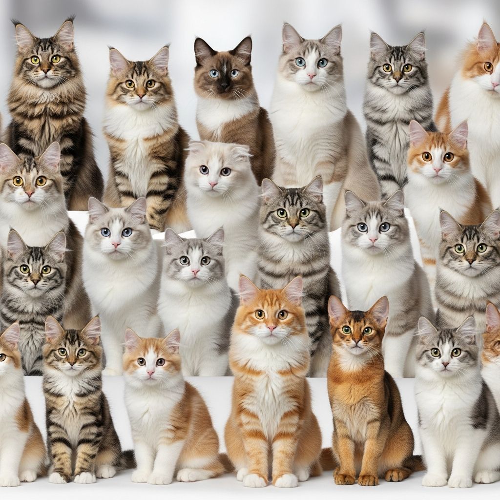 Discover 26 stunning medium-hair cat breeds, from playful Abyssinians to affectionate American Bobtails, complete with care tips and pictures.
