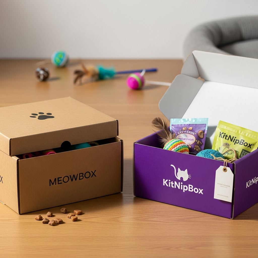 Discover which monthly cat box delivers the best toys, treats, and feline fun for your kitty in our detailed showdown.