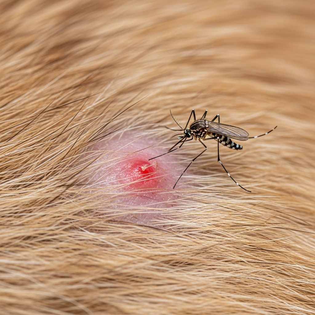Recognize mosquito bites on dogs, treat irritation safely, and prevent heartworm disease for your pet's protection.