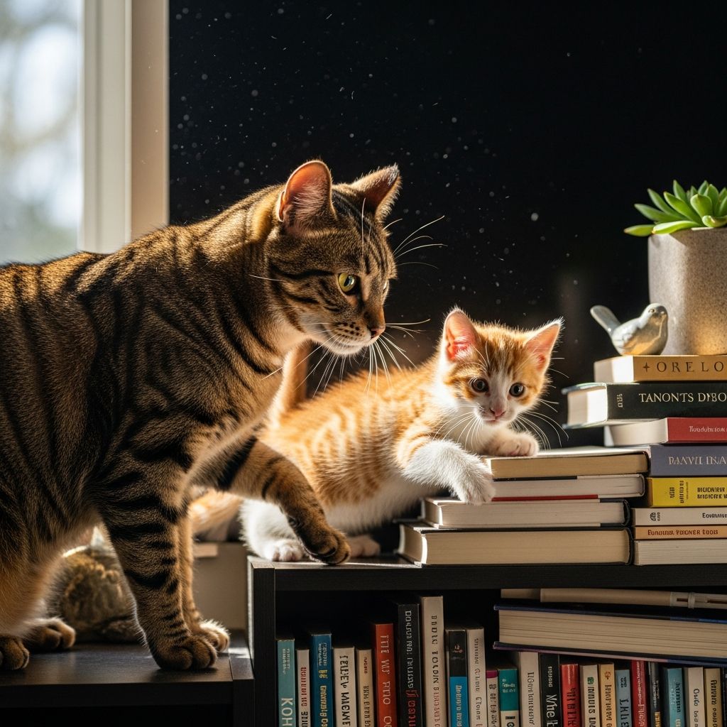 Mother Cats: Masters of Kitten Correction Discover the gentle yet firm ways mother cats teach their kittens essential life lessons for proper social behavior and growth.