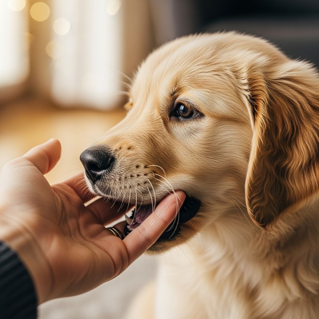 Effective strategies to curb puppy mouthing, nipping, and biting for a well-mannered dog.