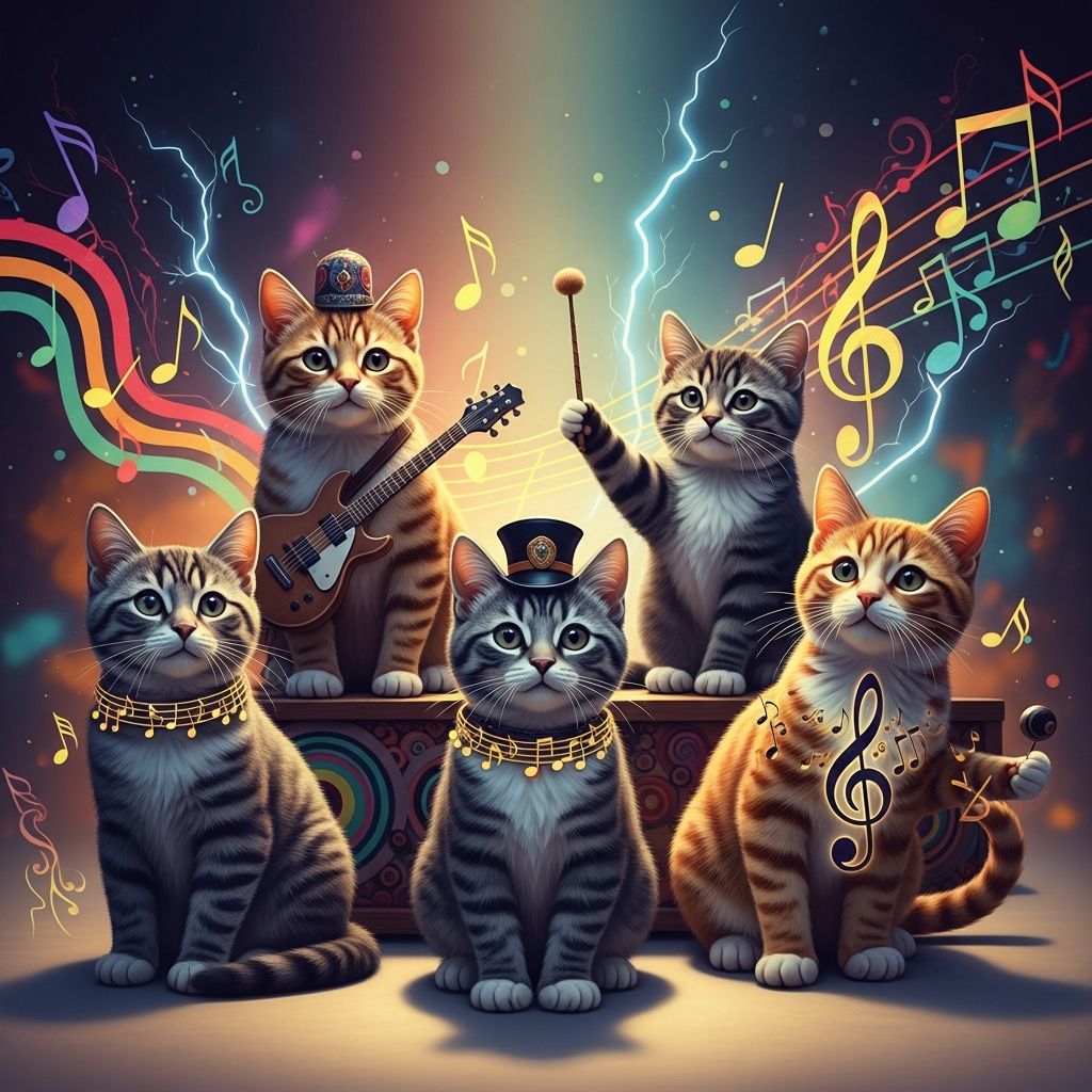 600 Musical Cat Names: Groovy Ideas for Your Kitty Discover 600+ groovy musician-inspired cat names from rap legends to rock icons for your feline music lover.