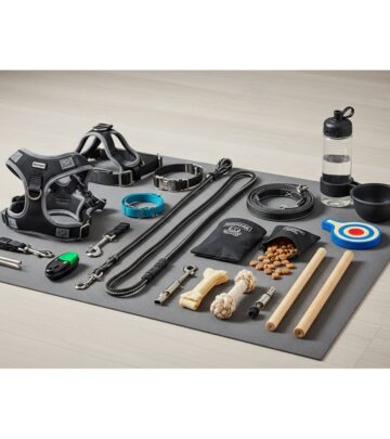 Equip yourself with the best tools to train your dog effectively, from leashes to treats for lasting results.