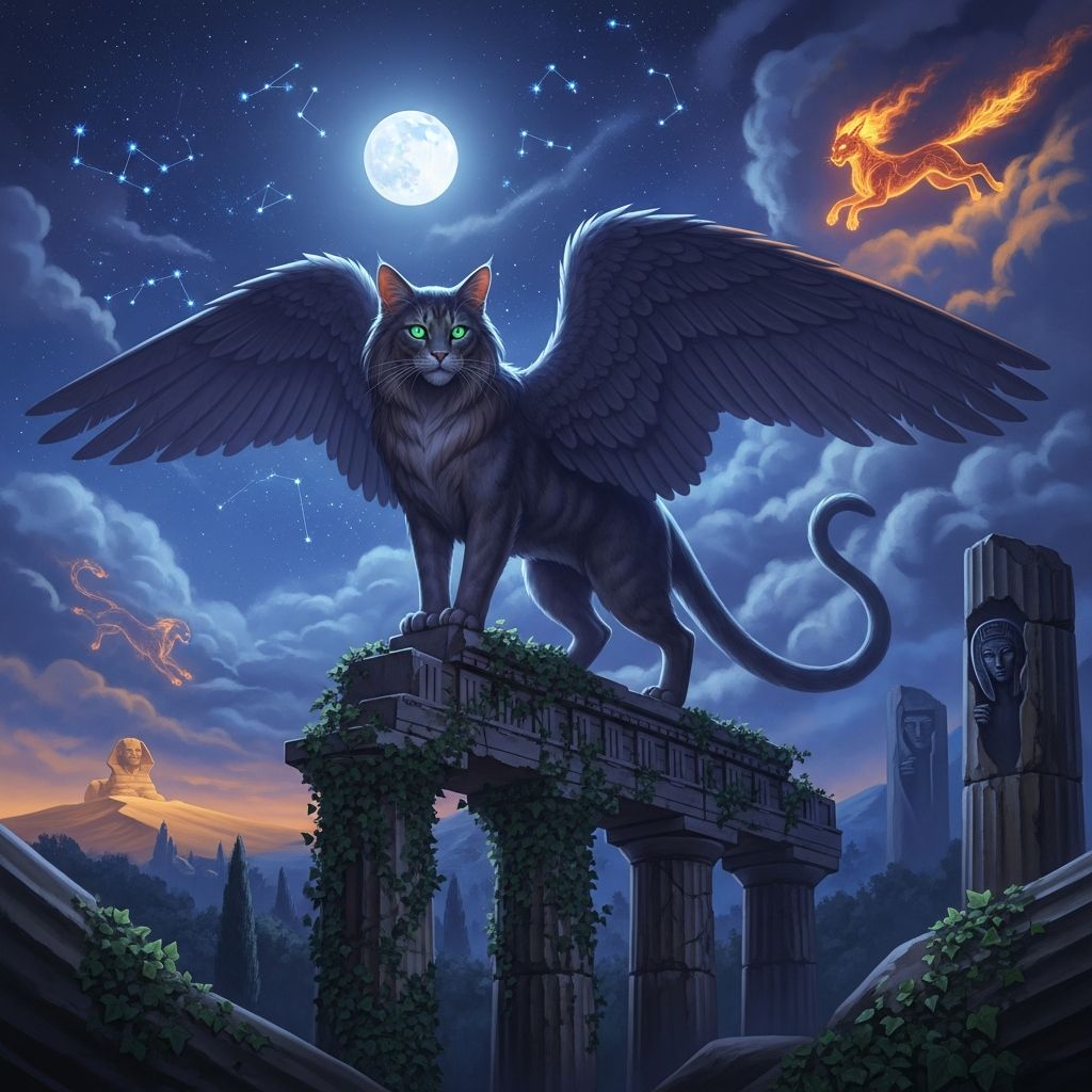Mythical Cats: 14 Iconic Felines From Ancient Mythology Discover 14 legendary feline figures from global mythologies, from sacred Egyptian goddesses to fearsome Celtic beasts.