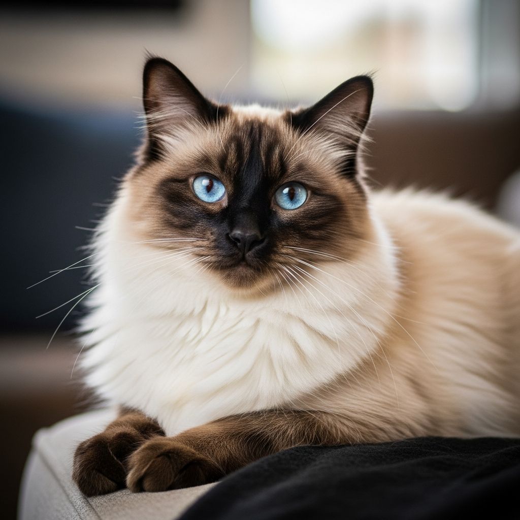 Neva Masquerade Cats: Siberian Beauty with Siamese Grace Discover the striking Neva Masquerade: Russia's majestic long-haired feline with distinctive color points and loyal temperament