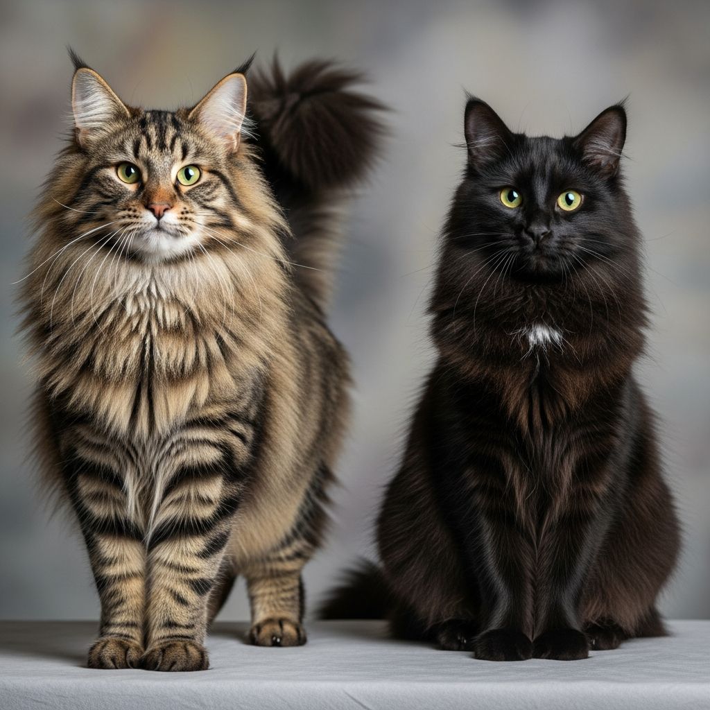 Norwegian Forest Cat vs Domestic Longhair: Key Differences Discover the striking differences between Norwegian Forest Cats and Domestic Longhairs to find your perfect feline companion.