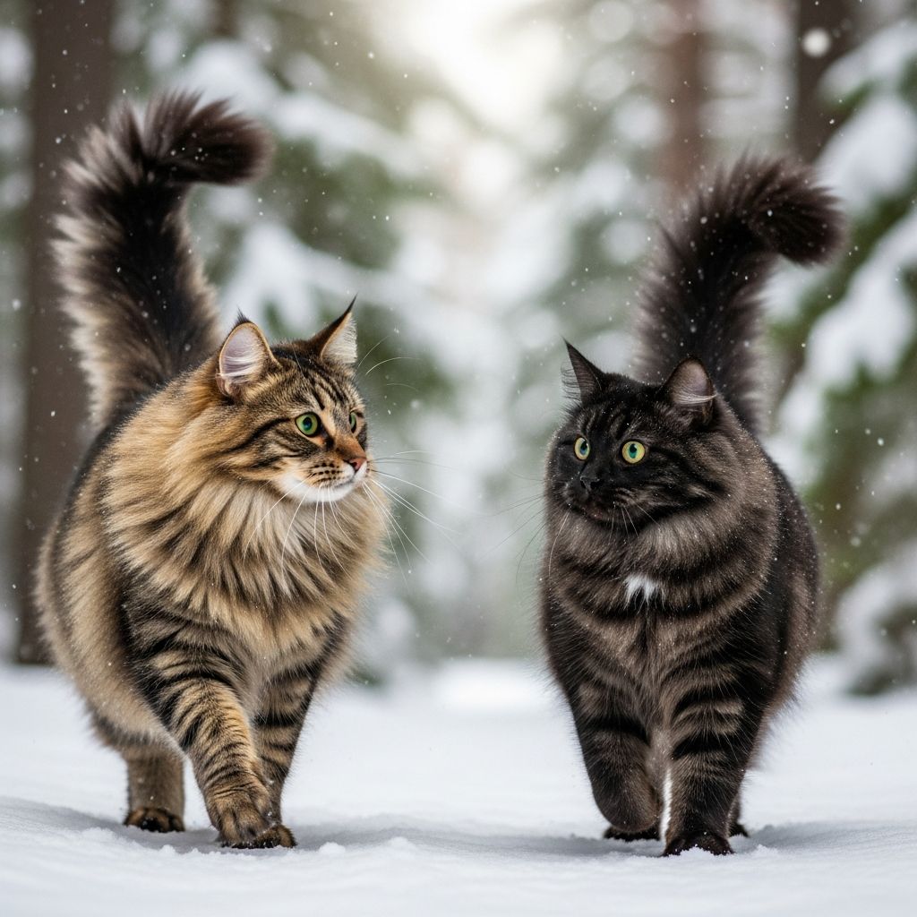 Norwegian Forest Cat vs Siberian: Key Differences Discover the key differences between Norwegian Forest Cats and Siberian Cats in size, coat, temperament, care, and more to help you choose the perfect breed.