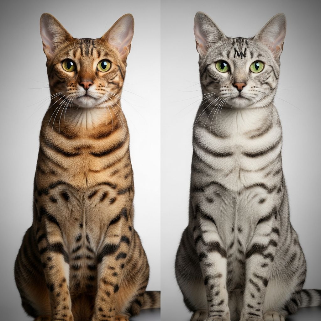 Discover the key differences between these spotted cat breeds.
