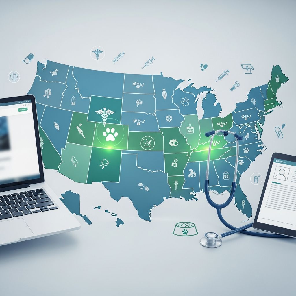 Online Vet Prescriptions: 8 States That Allow Virtual VCPR Discover which U.S. states permit veterinarians to issue pet prescriptions via telehealth, complete rules, and tips for safe virtual care.