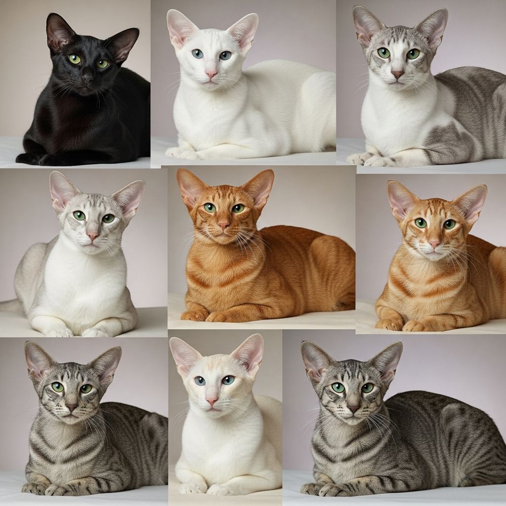 Oriental Shorthair Coat Colors: 300+ Varieties, With Care Tips Discover the stunning array of colors and patterns in Oriental Shorthair cats, from solids to tabbies, and how they enhance this elegant breed's appeal.