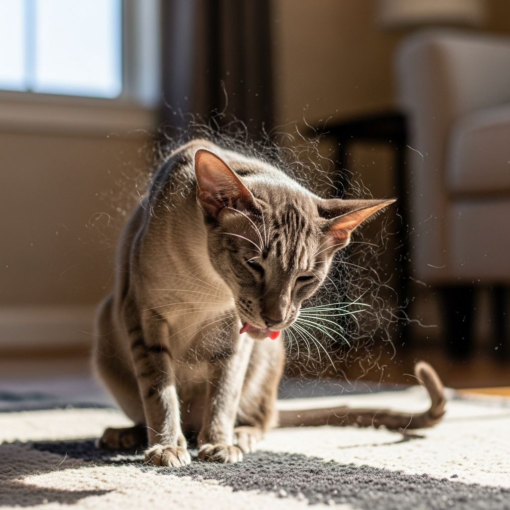 Discover why Oriental Shorthair cats shed minimally and how to manage their coat for allergy-friendly living.