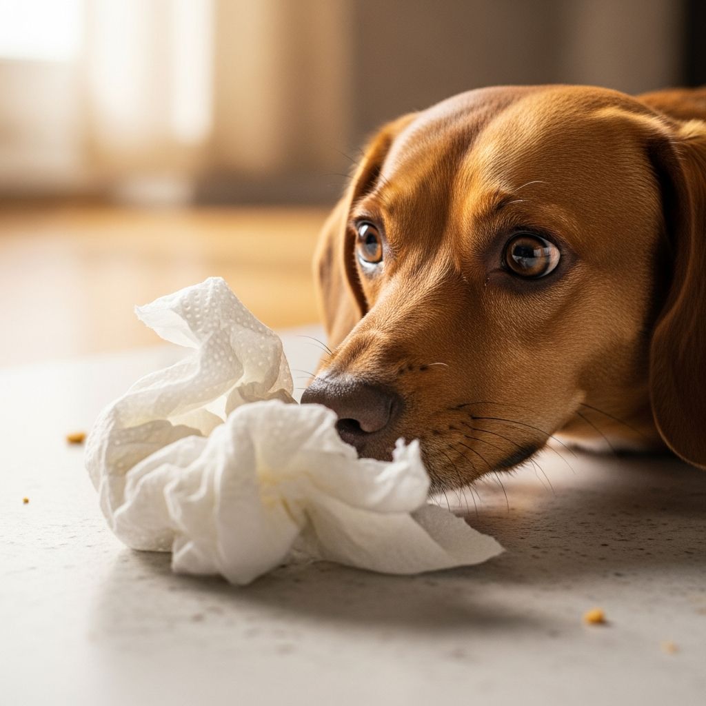 Paper Towel Ingestion in Dogs: Safety Guide Learn what happens when dogs eat paper towels and when veterinary care is needed.