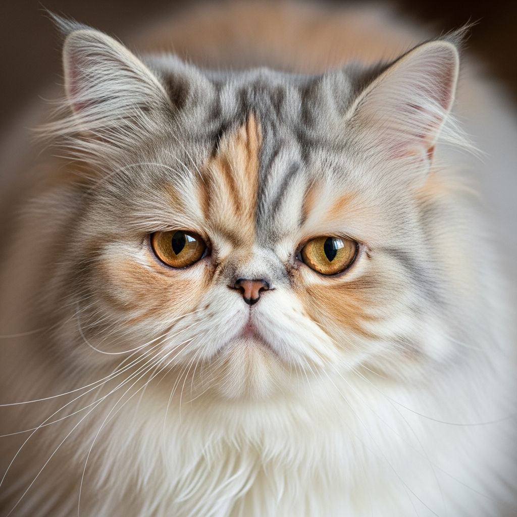 Discover the stunning array of Persian cat colors and patterns, from rare chinchilla silvers to classic solids, with vet-verified details.
