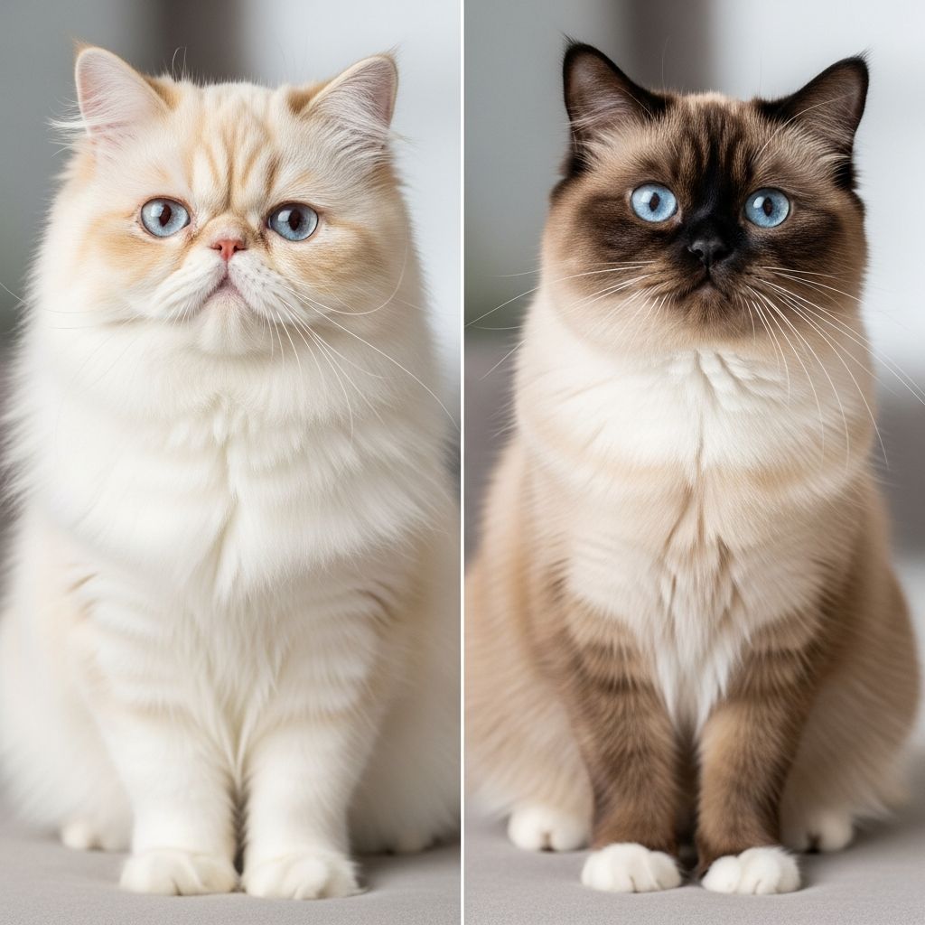 Persian vs Himalayan Cats: Full Comparison Discover the key differences between Persian and Himalayan cats in appearance, temperament, care needs, and more to choose your ideal feline companion.