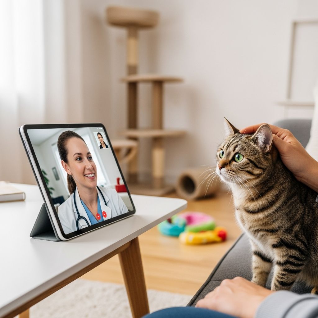Pet Telehealth: How Does It Work for Your Cat? Discover how virtual vet visits can provide convenient, cost-effective care for your cat's health needs from home.