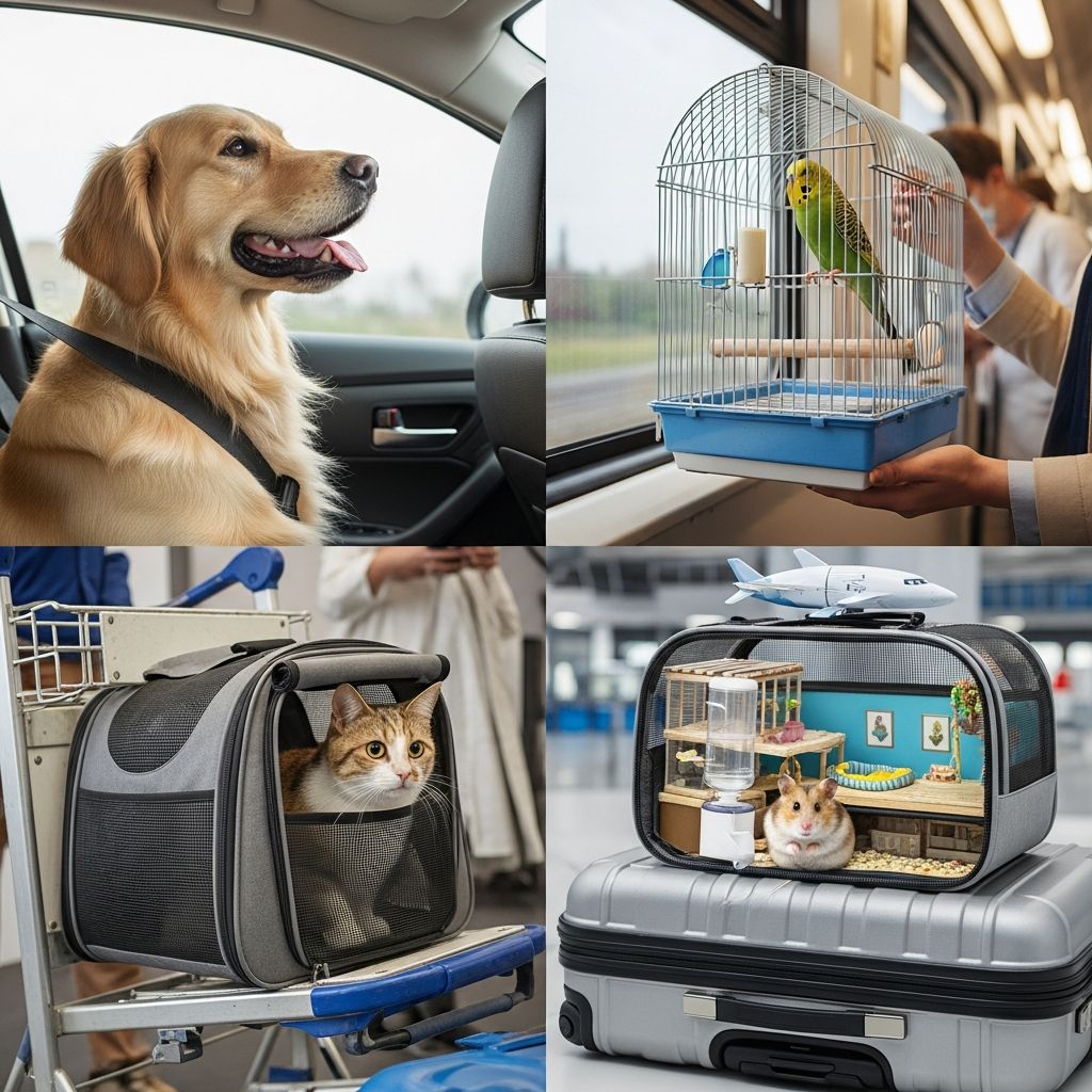 Moving with Pets: Transportation Methods Complete guide to traveling safely with pets across different transportation modes.