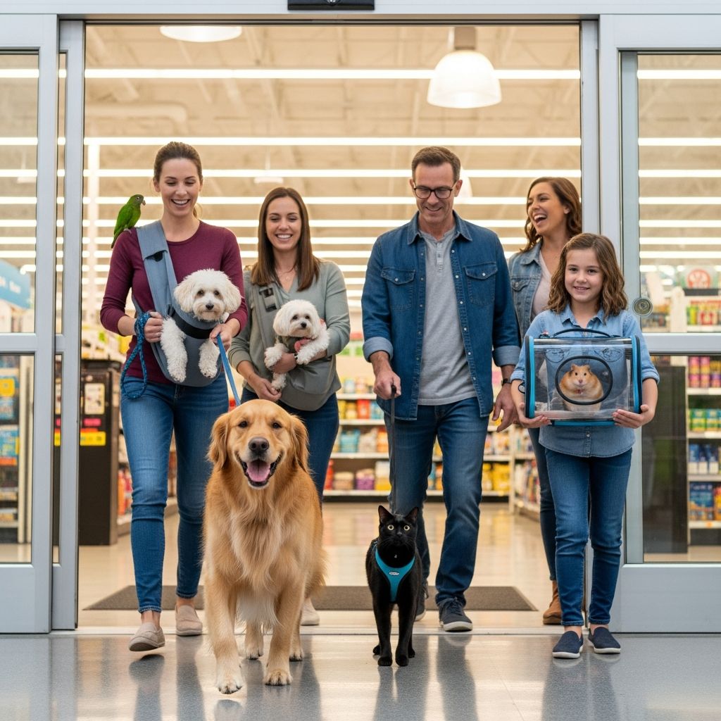 Discover PetSmart's welcoming in-store rules for dogs, cats, birds, and more—leash up and shop with your pet today!